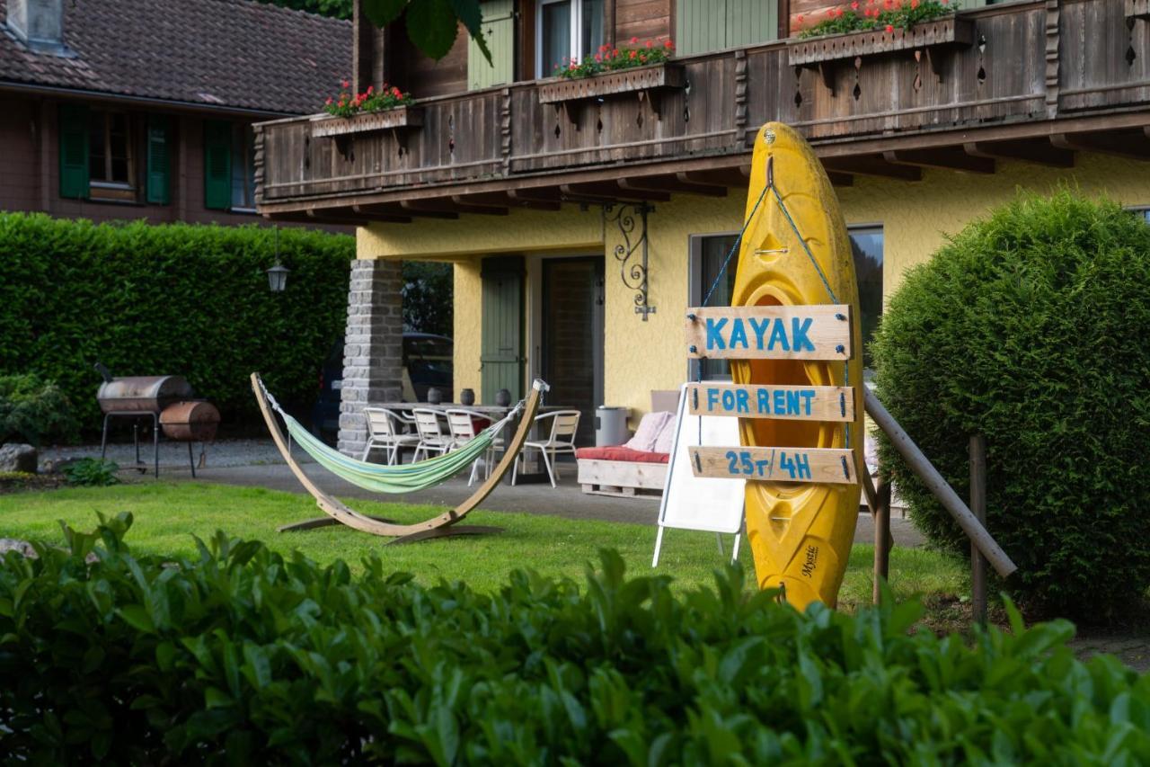 Lake Lodge Hostel Iseltwald Exterior foto