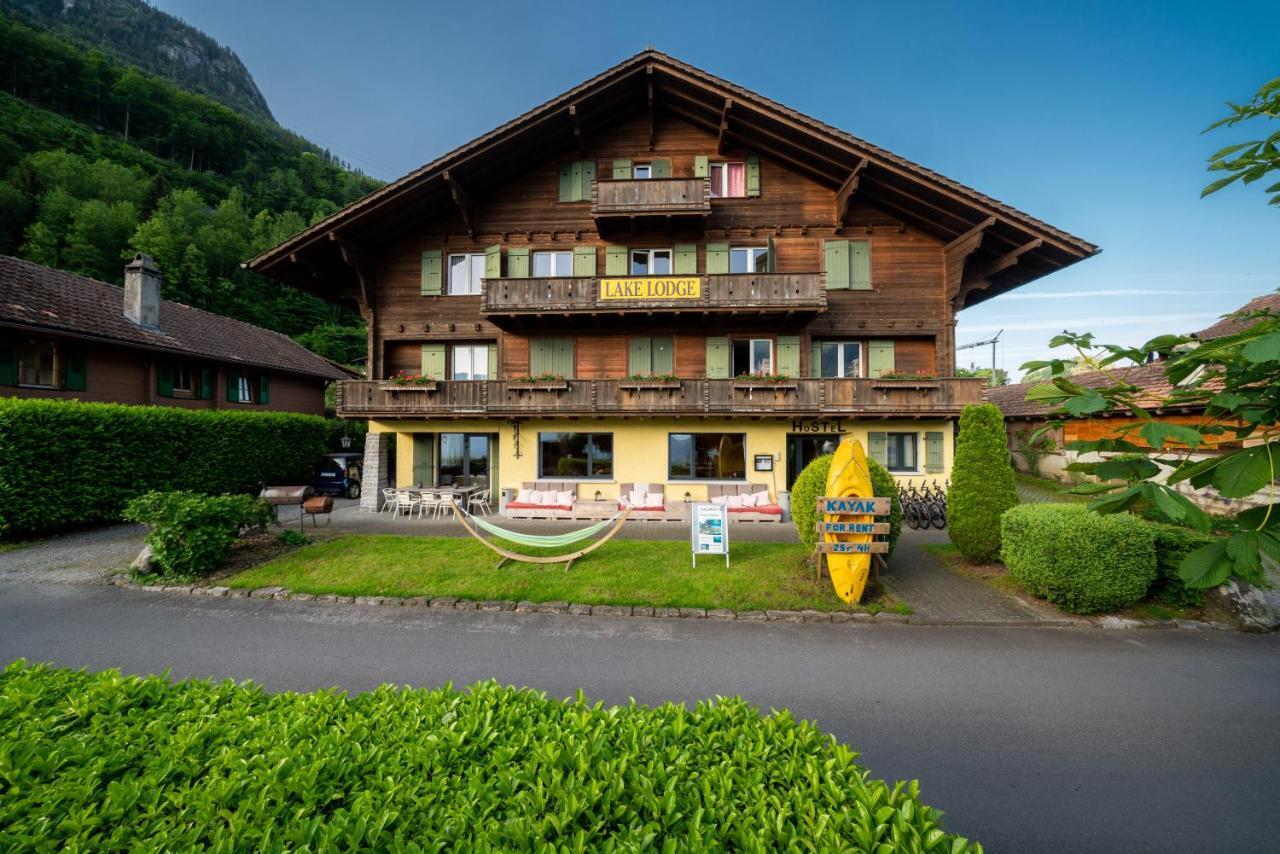 Lake Lodge Hostel Iseltwald Exterior foto